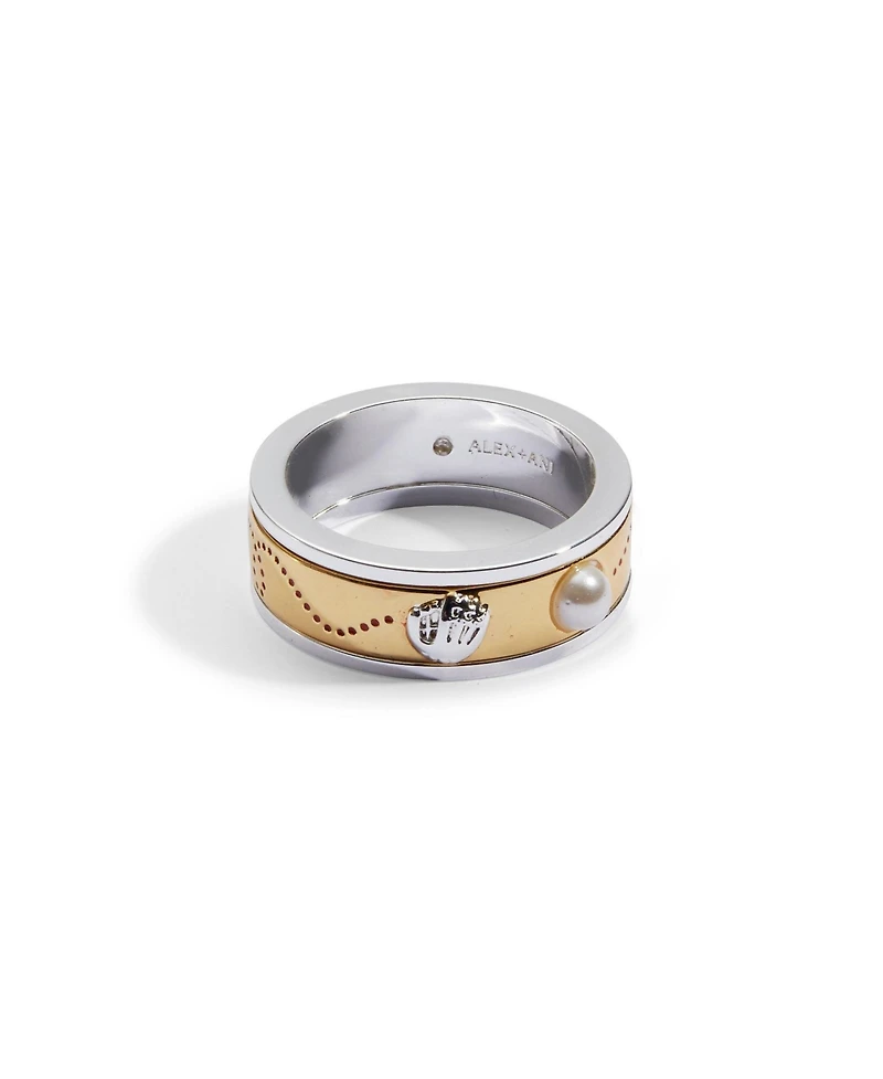 Alex and Ani Baseball Fidget Ring