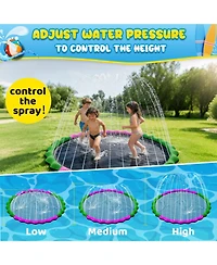Aofar Splash Pad Water Sprinkler Dog Pool Outdoor Summer Fun