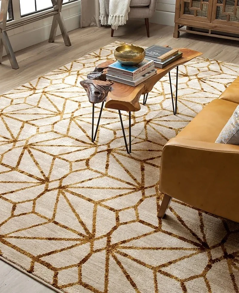 Closeout! Scott Living Artisan Celeste Brushed Gold 8' x 11' Area Rug