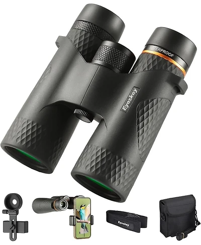 Neewer 10x42 Waterproof Binoculars with Ed Glass and Phone Adapter