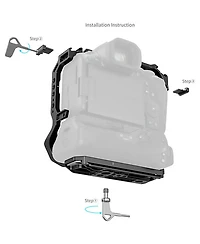 SmallRig Full Camera Cage for Canon Eos R5 Mark Ii, Requires Bg-R20 Battery Grip