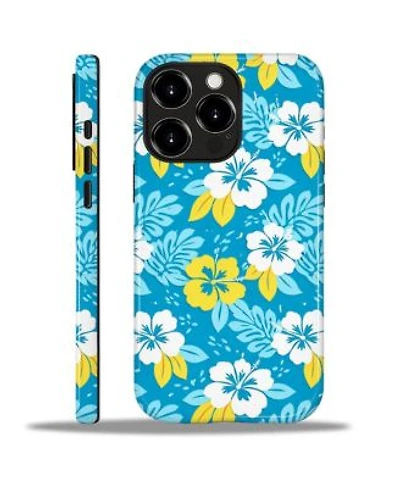Lamicall Military Grade Dual Layer Iphone Case Hibiscus Escape Shockproof Anti Slip Protective Phone Cover