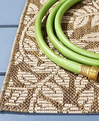Safavieh Courtyard CY0727 Natural and 8' x 11' Outdoor Area Rug