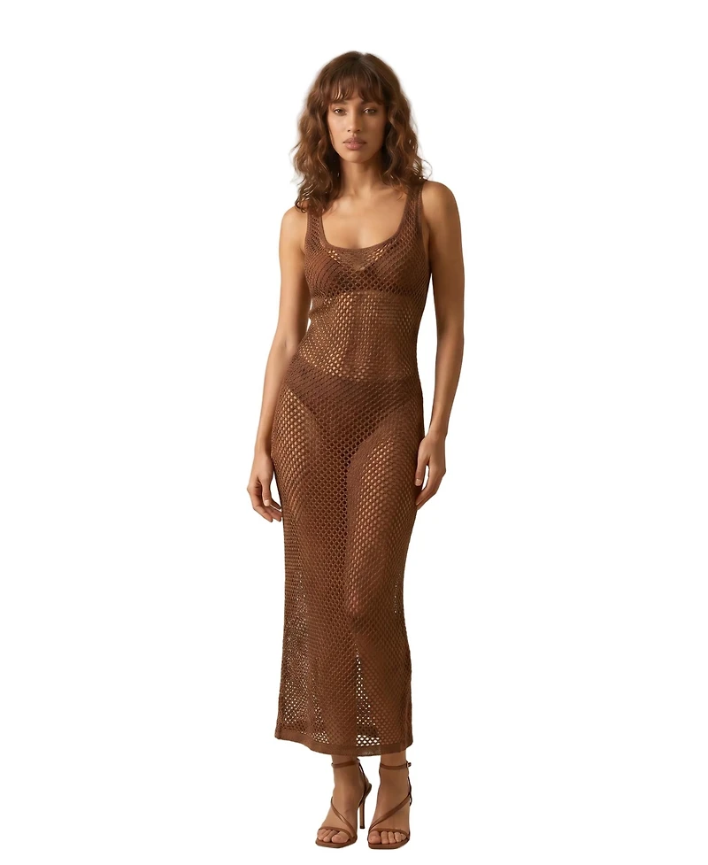 Alexia Admor Women's Sorelle Crochet Scoopneck Maxi Dress