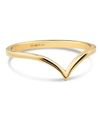 Devata Chevron Ring 14K Gold