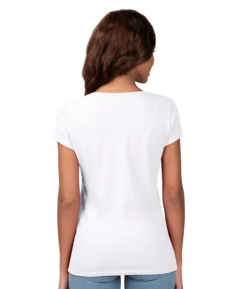 G-iii 4Her by Carl Banks Women's White Los Angeles Dodgers Endzone Collage T-Shirt