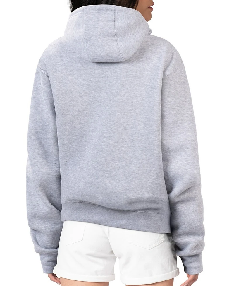 G-iii 4Her by Carl Banks Women's Heather Gray New York Islanders City Graphic Fleece Pullover Hoodie