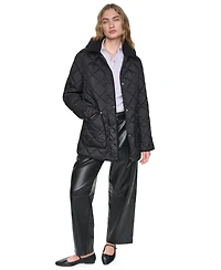 Dkny Women's Quilted Barn Coat