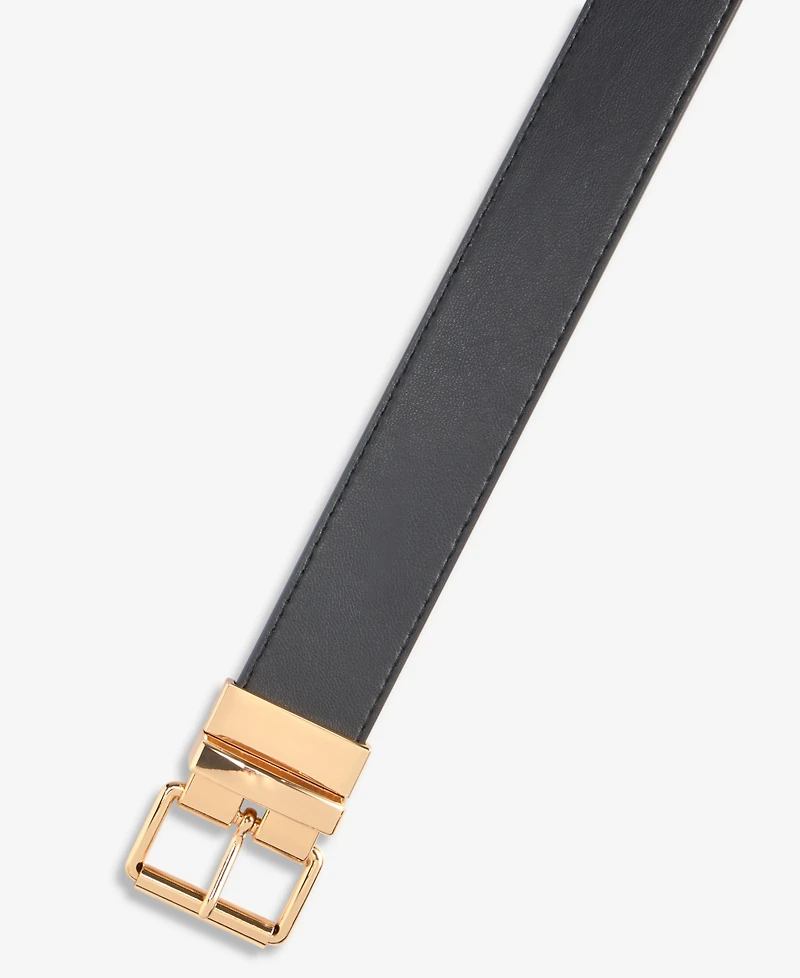 I.n.c. International Concepts Reversible Solid to Half-Snake-Embossed Pant Belt, Macy's Exclusive