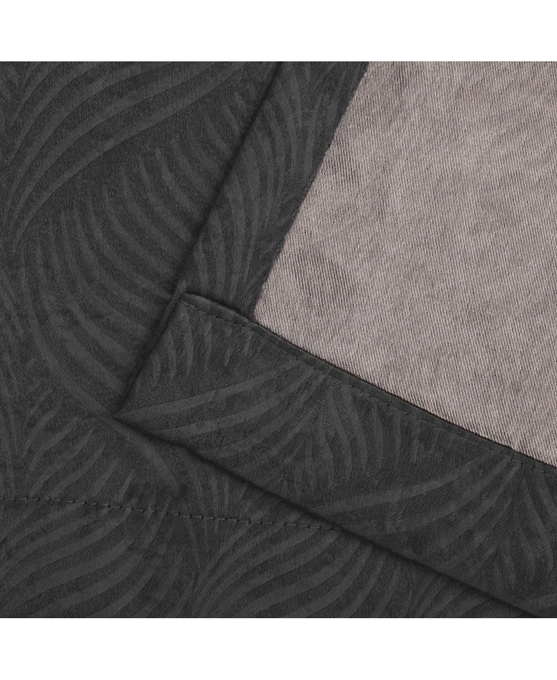 Superior Wave Geometric Washable Room Darkening Blackout Curtains