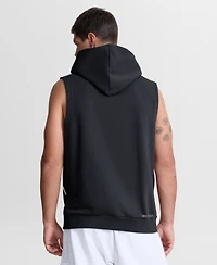 Nike Men's Navy New York Yankees Authentic Collection Standard Issue Dri-fit Sleeveless Hoodie
