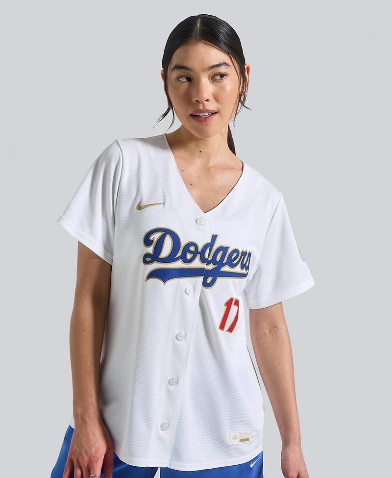 Nike Women's Shohei Ohtani White Los Angeles Dodgers 2026 Gold Collection Stadium Jersey