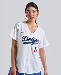 Nike Women's Shohei Ohtani White Los Angeles Dodgers 2026 Gold Collection Stadium Jersey