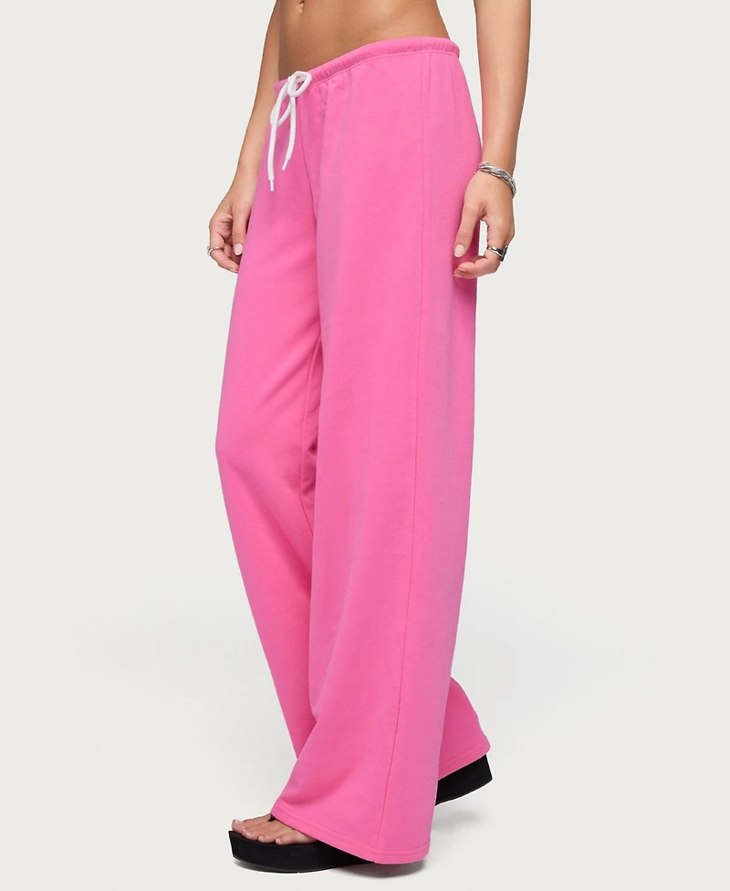 Edikted Women's Callista Straight Leg Sweatpants