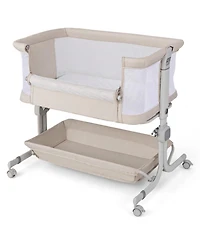 Gouun Baby 3-in-1 Bedside Bassinet Sleeper with 6 Adjustable Heights