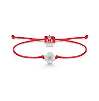 Mantra Clover Good Luck Bracelet