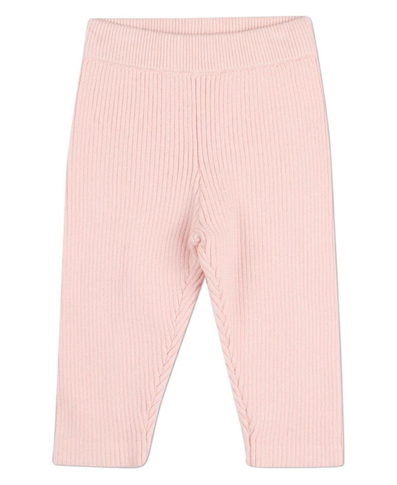 MeMoi Baby Girls 2 Piece 100 percentage Cotton Knit Set with Bow Trim