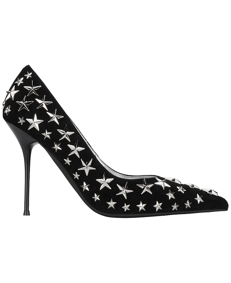 Jeffrey Campbell Women's Strpwr-hi Star-Studded Pumps