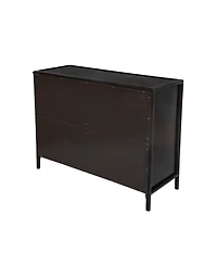 Casainc Storage Cabinet with Two Drawers and Four Doors