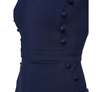 Calvin Klein Women's Short-Sleeve V-Neck Sheath Dress