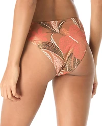 Vince Camuto Women's Printed High-Cut Swim Bottoms