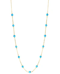 Effy Collection Turquoise Necklace in 14k Yellow Gold