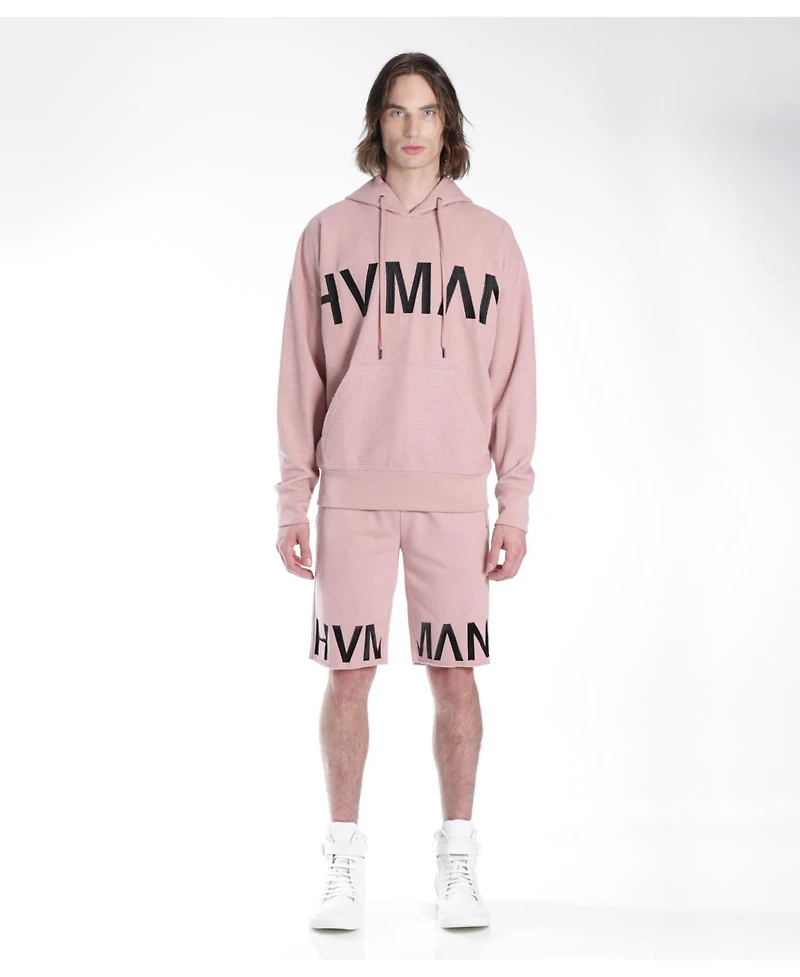 Hvman Chosen To Prevail x Cult Men's Pullover Sweatshirt Waffle Knit