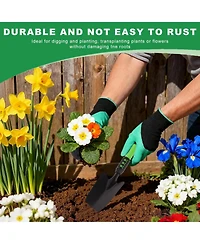 Xdovet Garden Tools Set Stainless Steel Heavy Duty Hand Cultivator Spade Shovel Planting Weeding Digging Gifts Women
