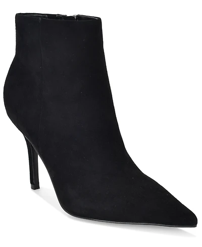 Nine West Women's Galz Suede Ankle Pointed Toe Dress Booties
