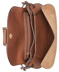 Karl Lagerfeld Paris Jocelina Leather Small Shoulder Handbag