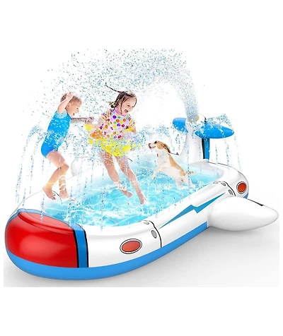 Aofar 68" KidPool Inflatable Splash Pad Sprinkler Play Mat