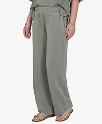 Ruby Rd. Petite Snow Wash Elastic Waist Pants