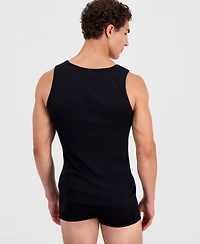 Boss by Hugo Men's Ribbed Tank Tops, Pack of 3