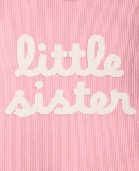 First Impressions Baby Girls' Little Sister Bodysuit & Pants, 2-Piece Set, Macy's Exclusive