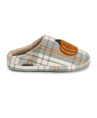 Muk Luks Women's Punch Needle Fall Halloween Novelty Scuff Slipper