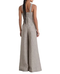 Reiss Women's Flora Structured Linen Jumpsuit