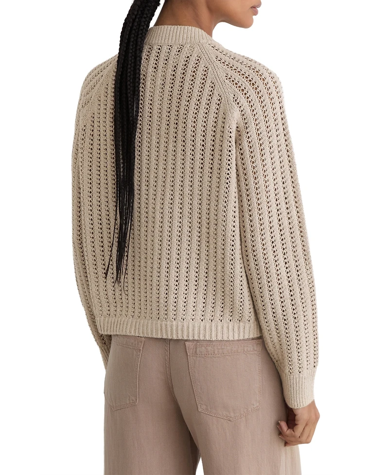 Reiss Women's Constance Stitch Knitted Cardigan