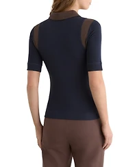 Reiss Women's Winnie Colour Block Top