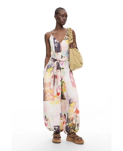 Desigual Women's Printed Long Jumpsuit