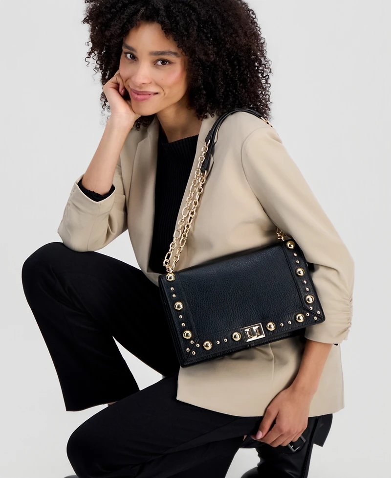 I.n.c. International Concepts Ajae Boho Stud Shoulder Bag, Macy's Exclusive