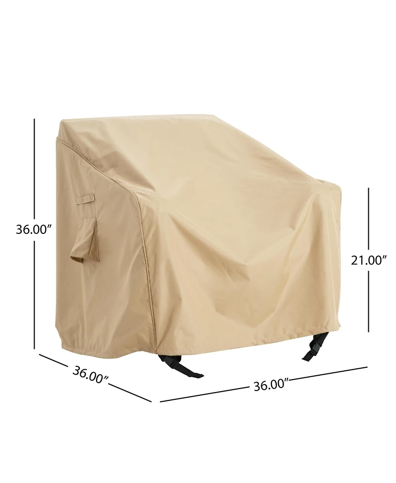 Busdays Patio Outdoor Club Chair Cover Set of 2 Waterproof Weather Resistant Furniture Protector