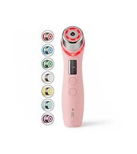 GLO24K Nova-x Advanced Led Beauty Device, 7 Color Red Light Therapy for Firmer, Smoother, Glass-Like Skin on Face and Neck