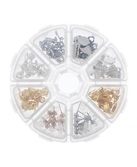 John Bead 8-Slot Earring Mix Jewelry Findings Kit Assortment