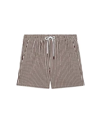 Reiss Men's Bay Drawstring Seersucker Stripe Swim Shorts