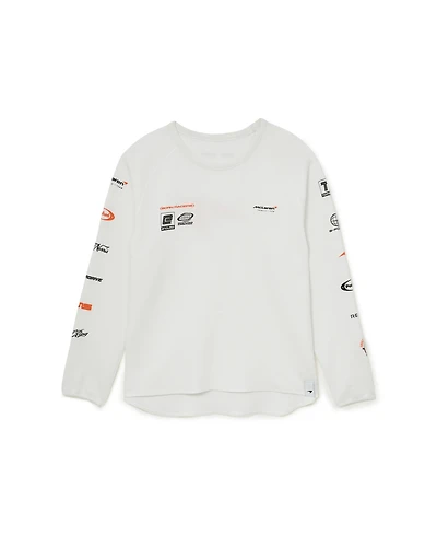 Reiss Men's Kruz Logo Waffle Textured T-Shirt