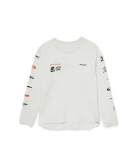 Reiss Men's Kruz Logo Waffle Textured T-Shirt