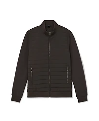 Reiss Men's Freddie Quilted Hybrid Jacket
