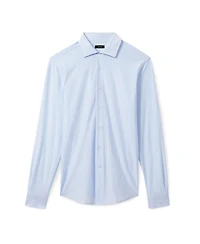 Reiss Men's Cotton-Blend Cutaway-Collar Striped Shirt