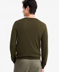 Alfani Men's Merino Wool Crewneck Sweater, Macy's Exclusive