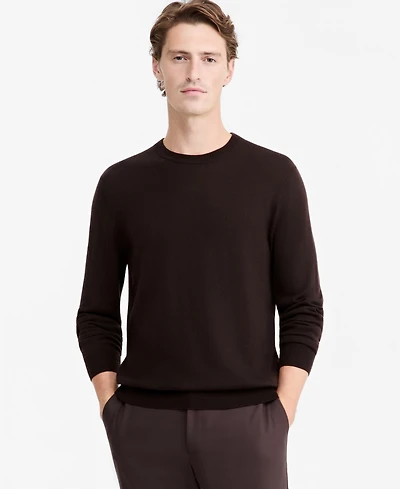 Alfani Men's Merino Wool Crewneck Sweater, Macy's Exclusive